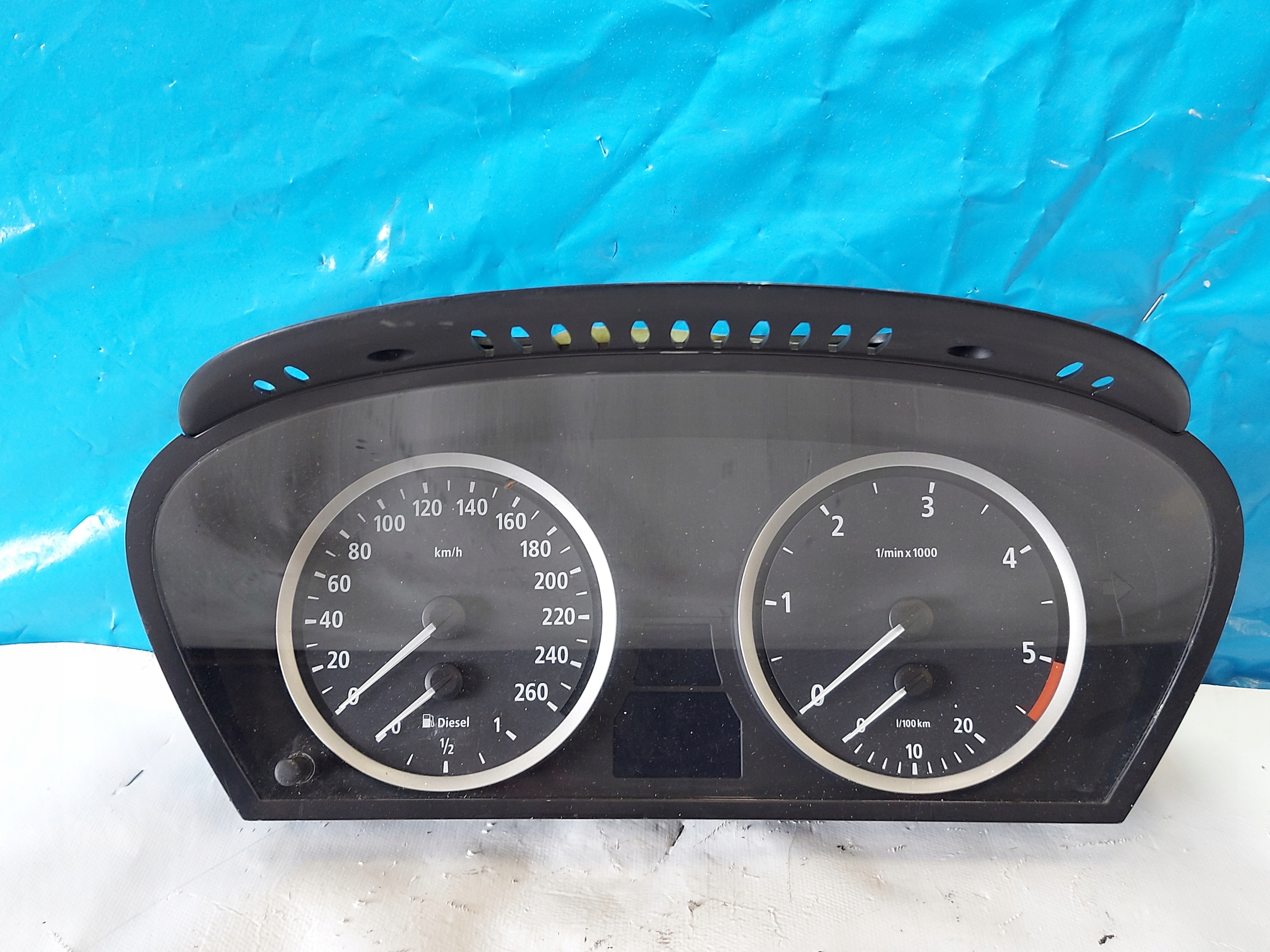dials clock BMW 5 E61 535D 62116974576