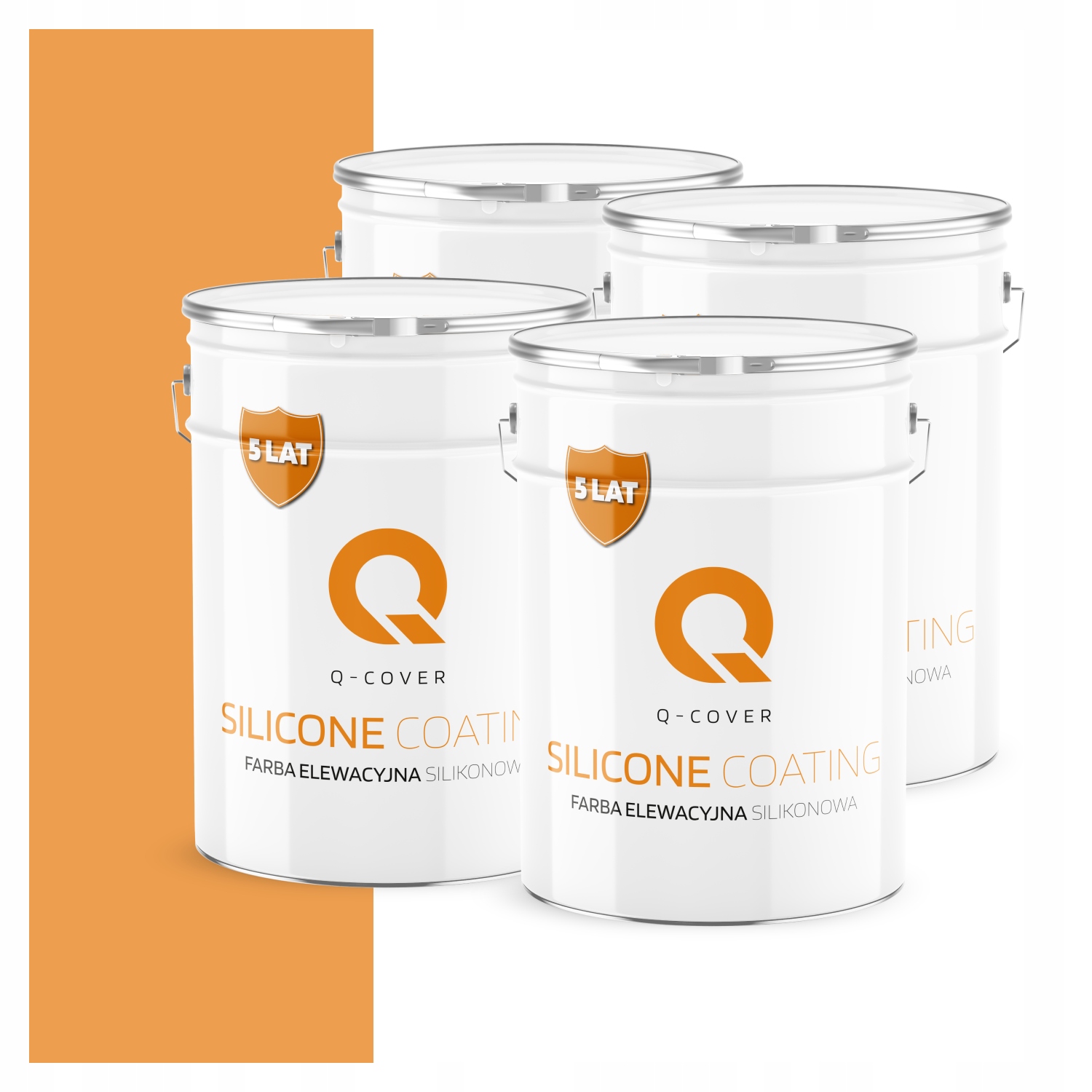 Fasádna farba Fasádová 10L Silikónová Uv Farba Oranžová