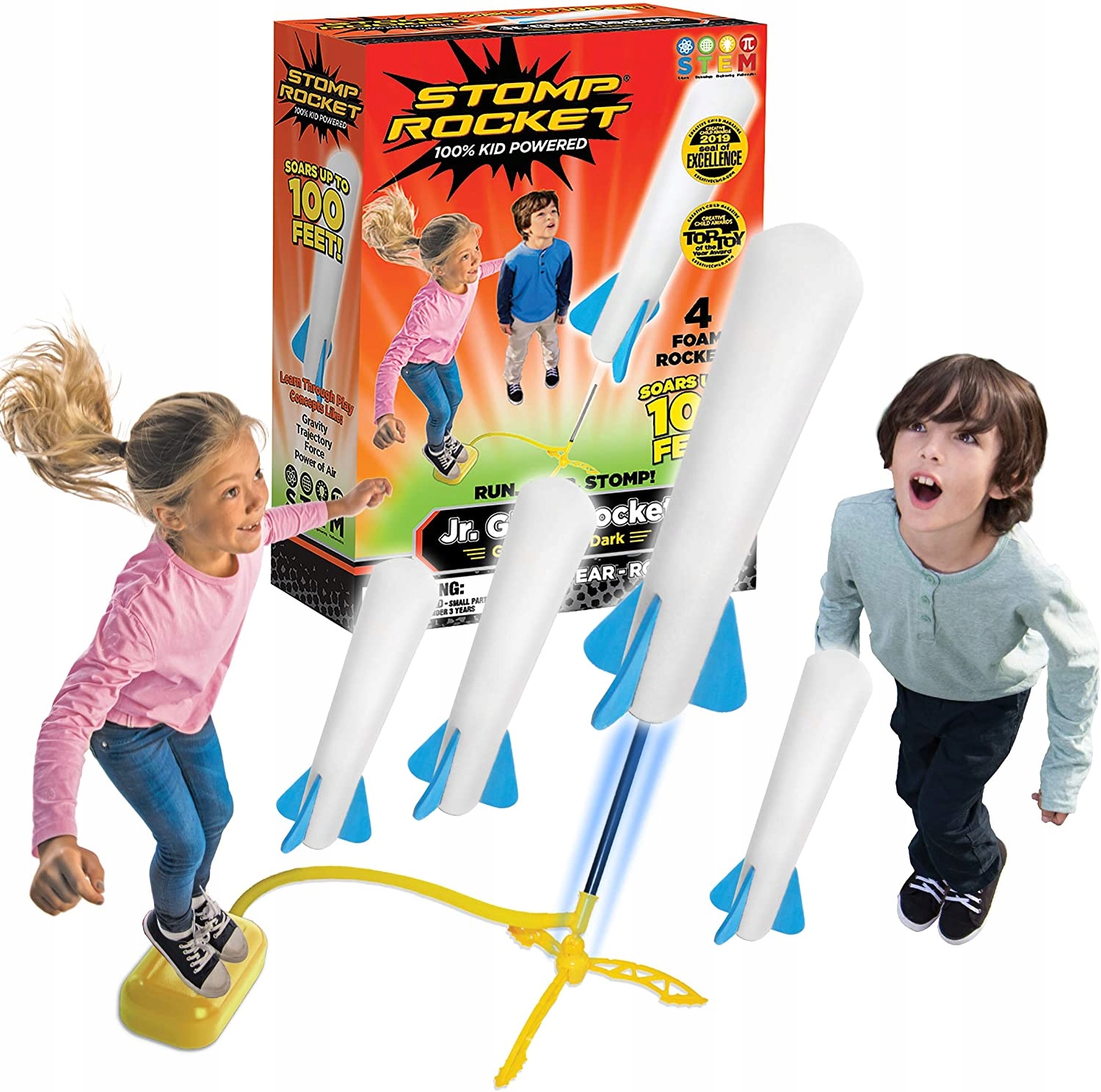 

Stomp Rocket Wyrzutnia Rakiet Piankowych Gra Hit