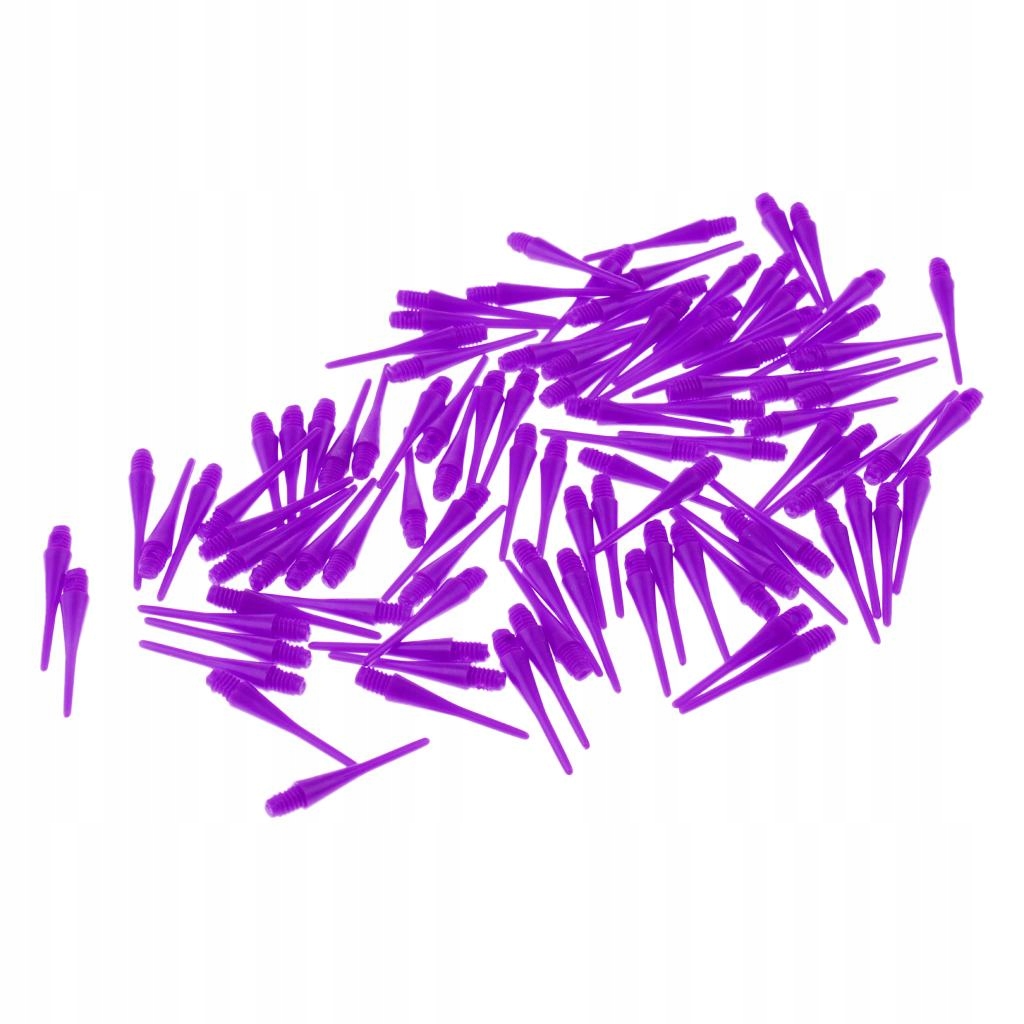 100Pcs Dart Soft Tips Dart Points Short Soft Tips Indoor Games Dark Purple