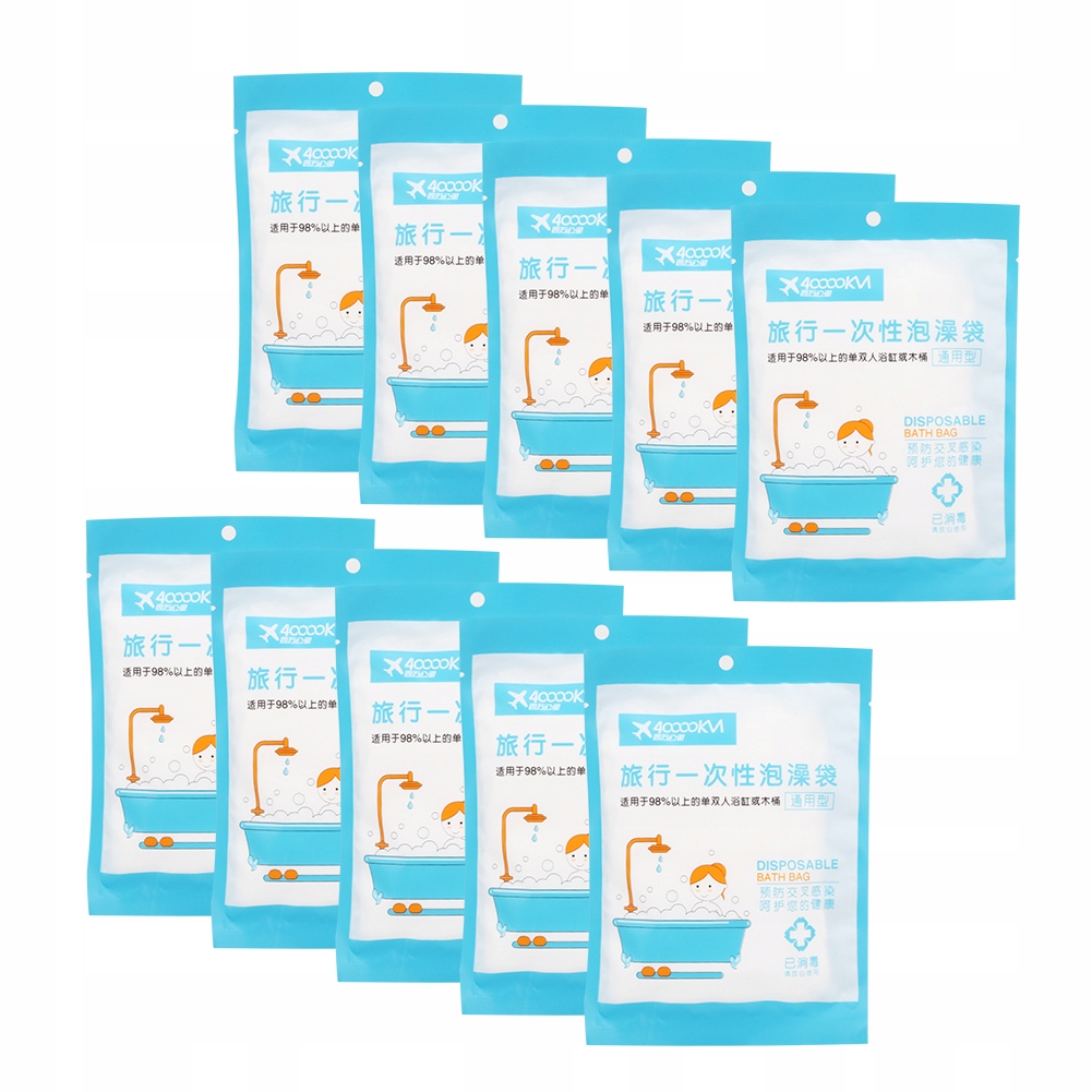 10 Szt Jednorazowych Wkładów Do Wanny