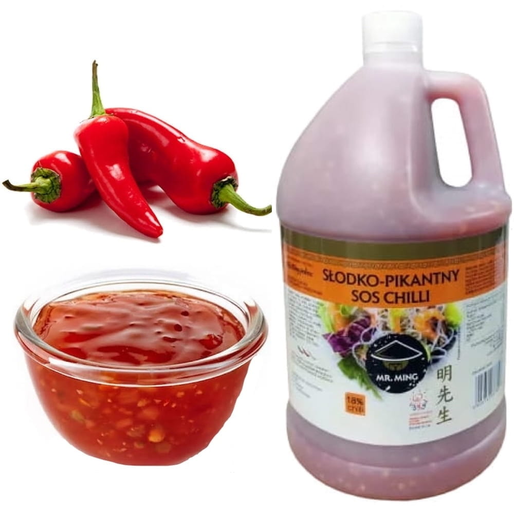 Levně Sladká Omáčka Chilli Gastronomická Sweet Chili Sauce 3,78L 3780ml Mr. Ming