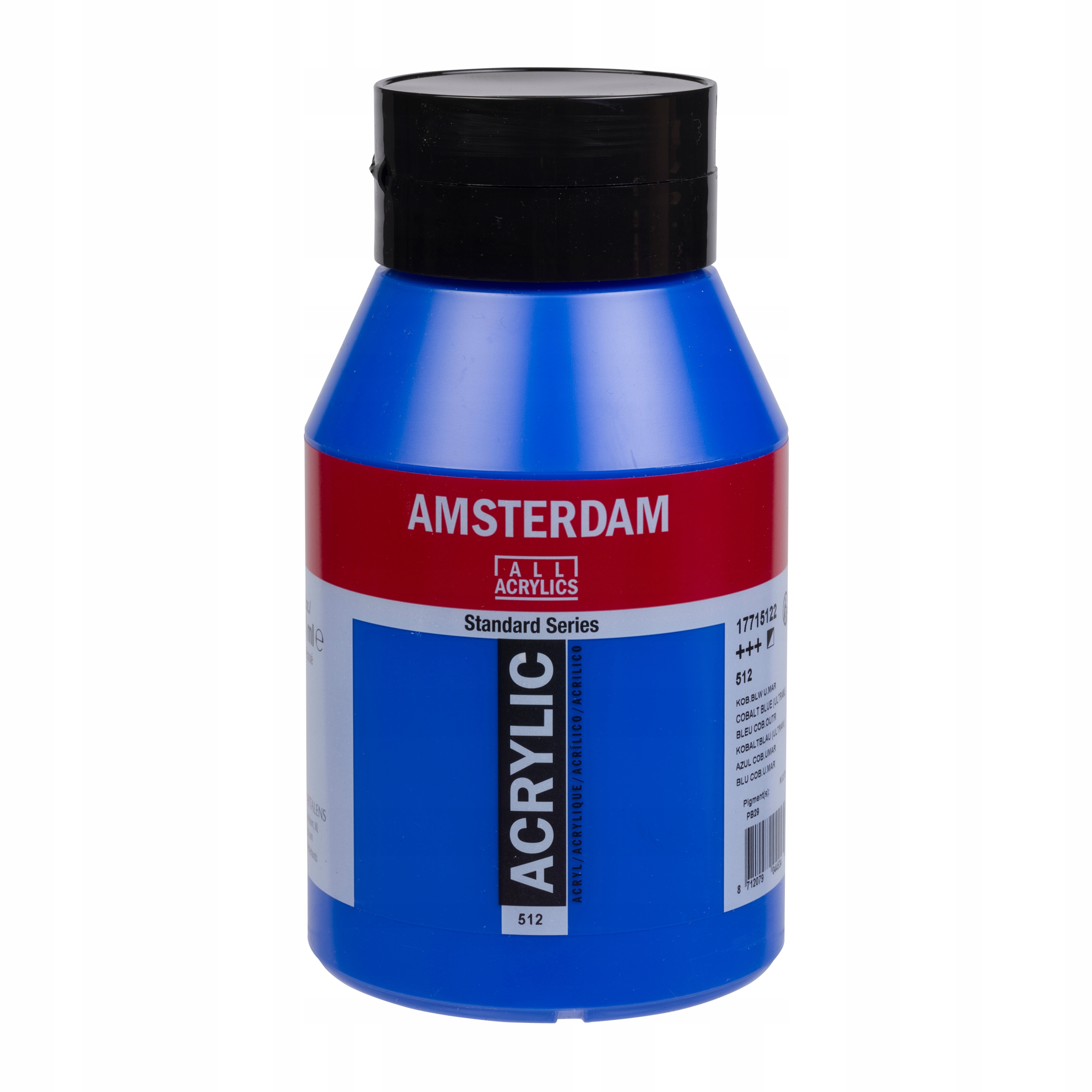 Barva akrylová Amsterdam Standard 1000ml Cobalt Blue Ultramarine