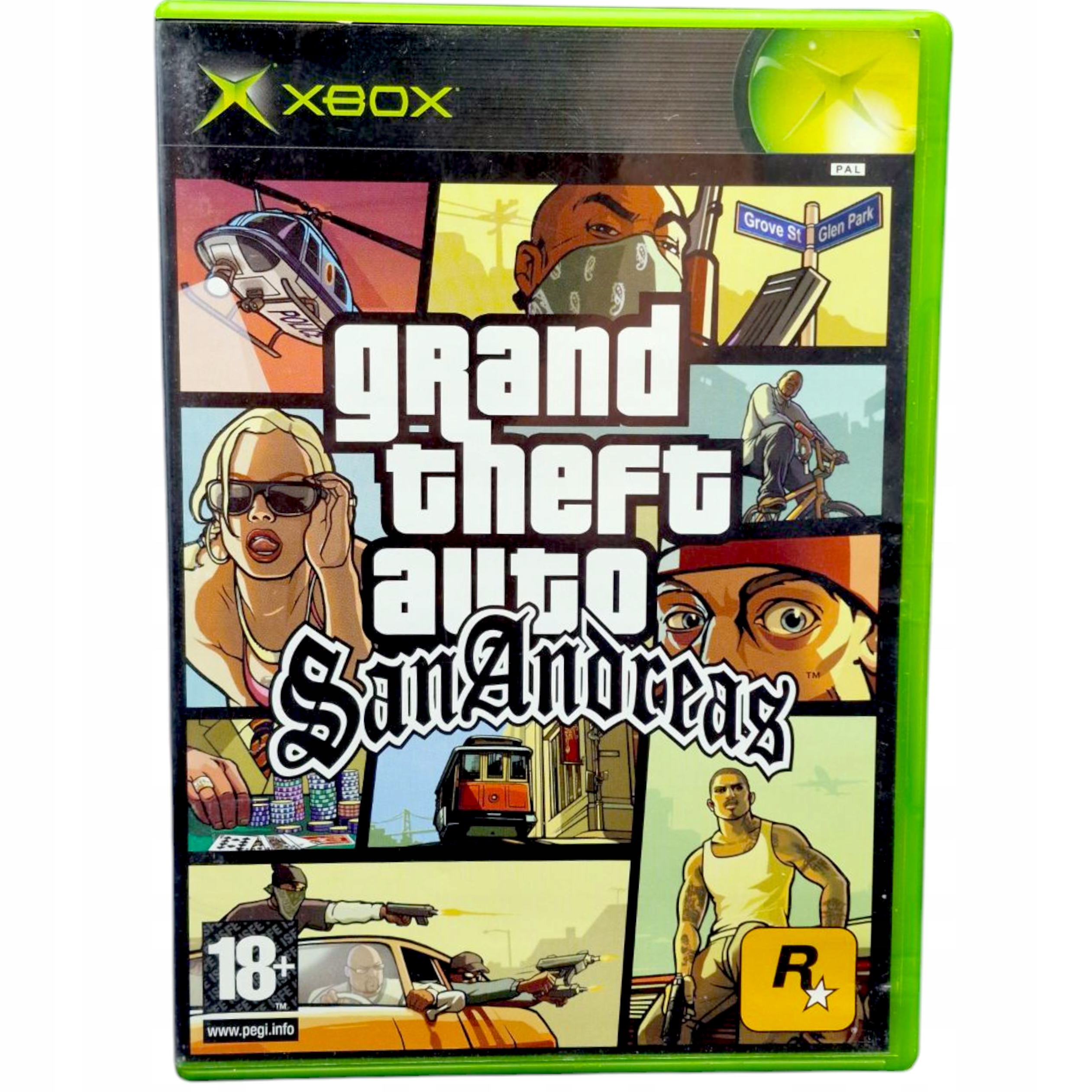 Gra GTA SAN ANDREAS Grand Theft Auto SA XBOX Microsoft Xbox Classic