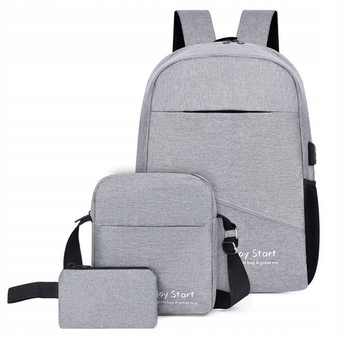 PLECAK SZKOLNY USB TORBA NA RAMIĘ PIÓRNIK 3w1 EAN (GTIN) 5903849912211