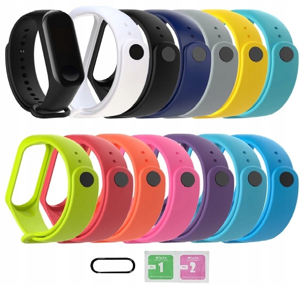 

Pasek Opaska Xiaomi MI Band 4 Zestaw 13SZT FOLIA3D
