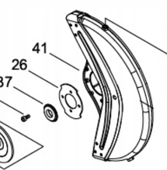 Kryt kotouče pro řezačku betonu Echo CSG-7410ES P100-006930