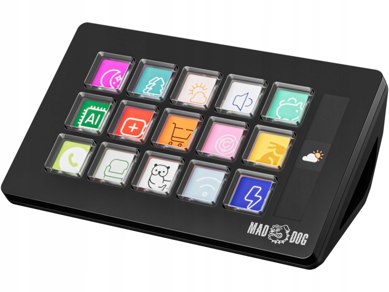 Panel Mad Dog Stream Deck GK150K Czarny