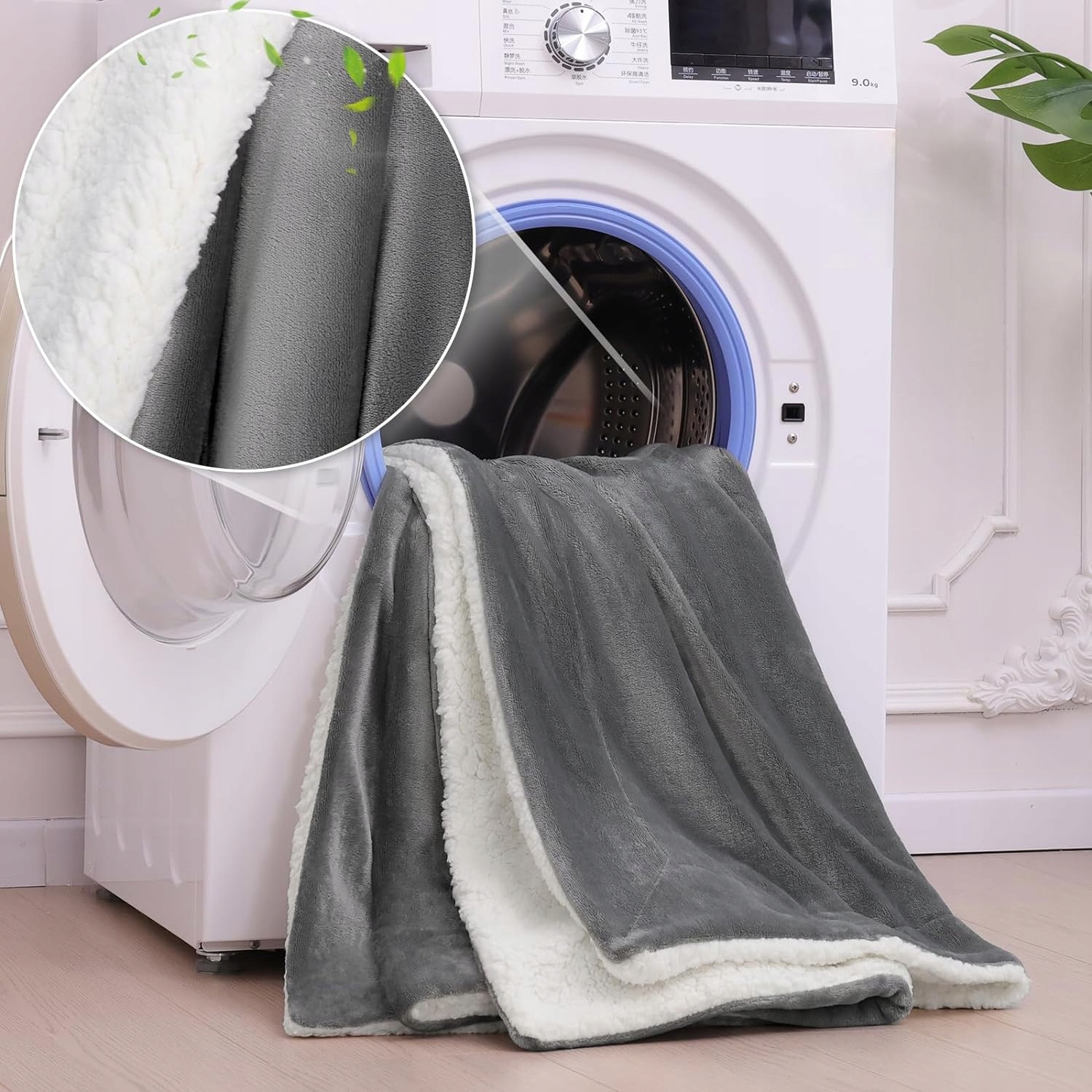 Koc narzuta na łóżko kanapę miękki gruby ciepły 160x200cm MIKROFIBRA SHERPA EAN (GTIN) 6901359754139