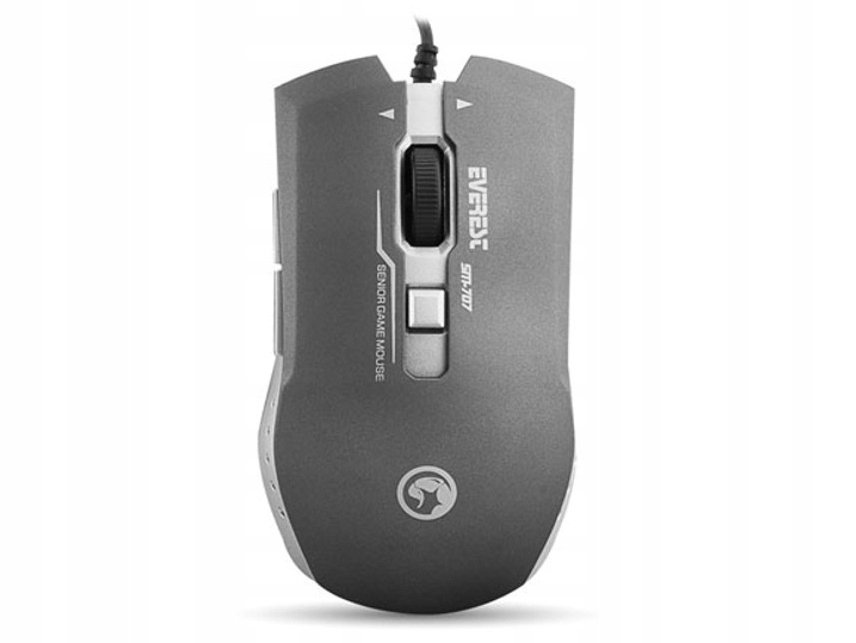 Mysz Everest SM-707 Grey 6D 800-2400DPI