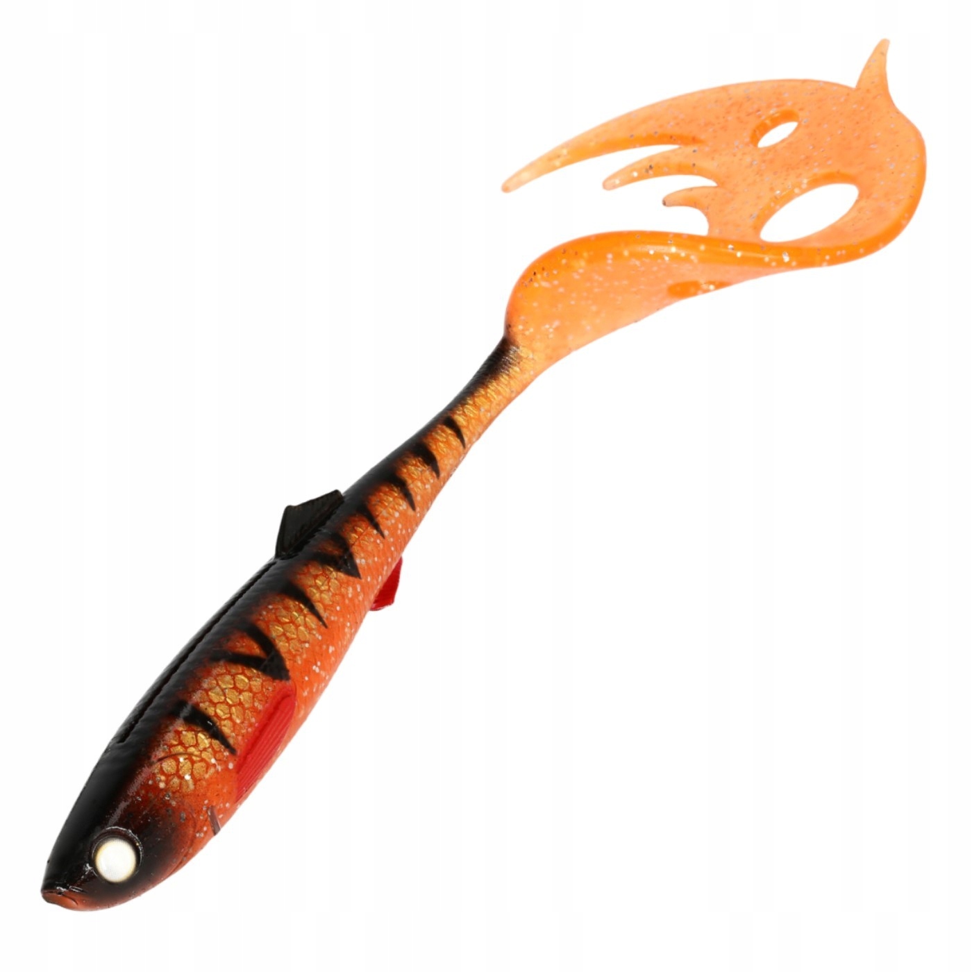 Przynęta Guma Mikado Sicario Pike Tail 18 Orange Perch