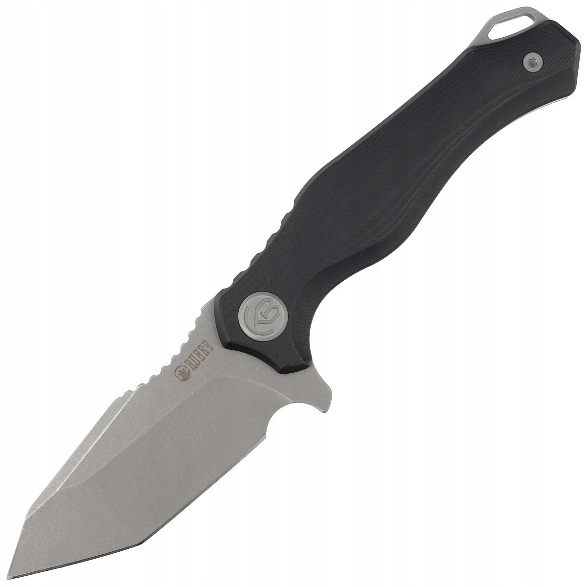 Nůž Edc Full Tang Kubey Knife Golf Black G10, Stonewashed AUS-10