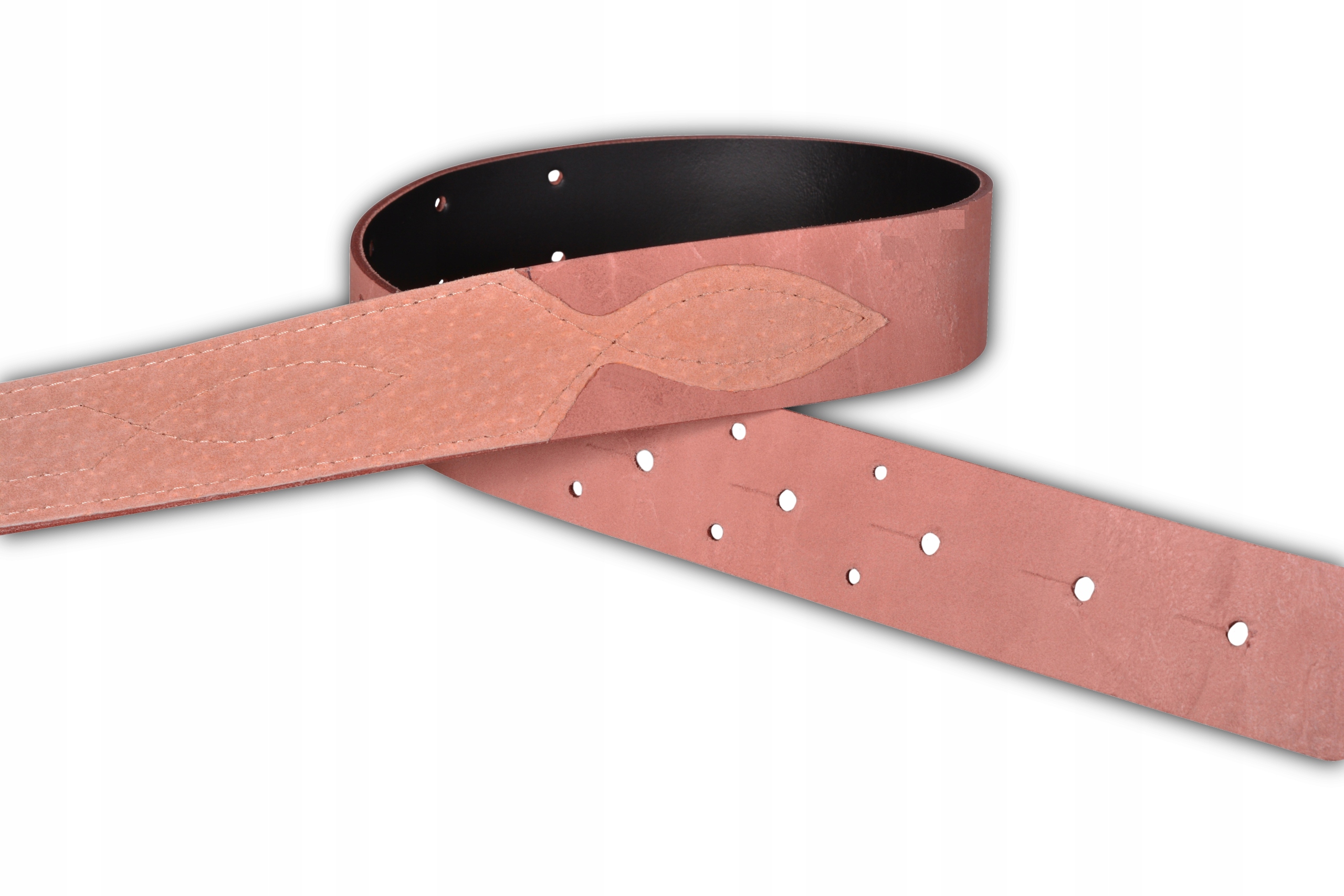 Pas Wojskowy Oficerski Pasek Skórzany POLSKI 2 Model Oficerski