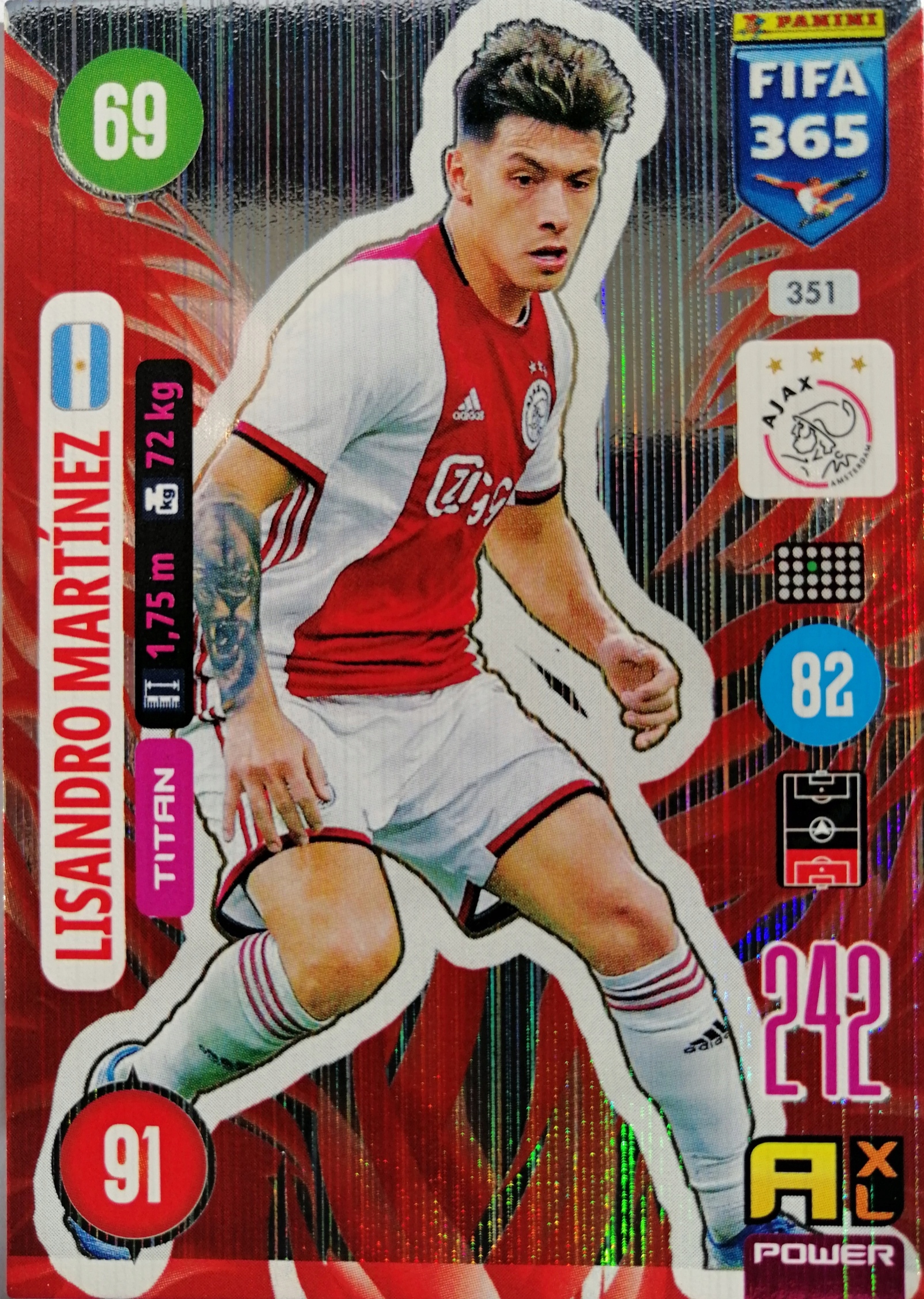 FIFA 365 2021 POWER TITAN 351 LISANDRO MARTINEZ