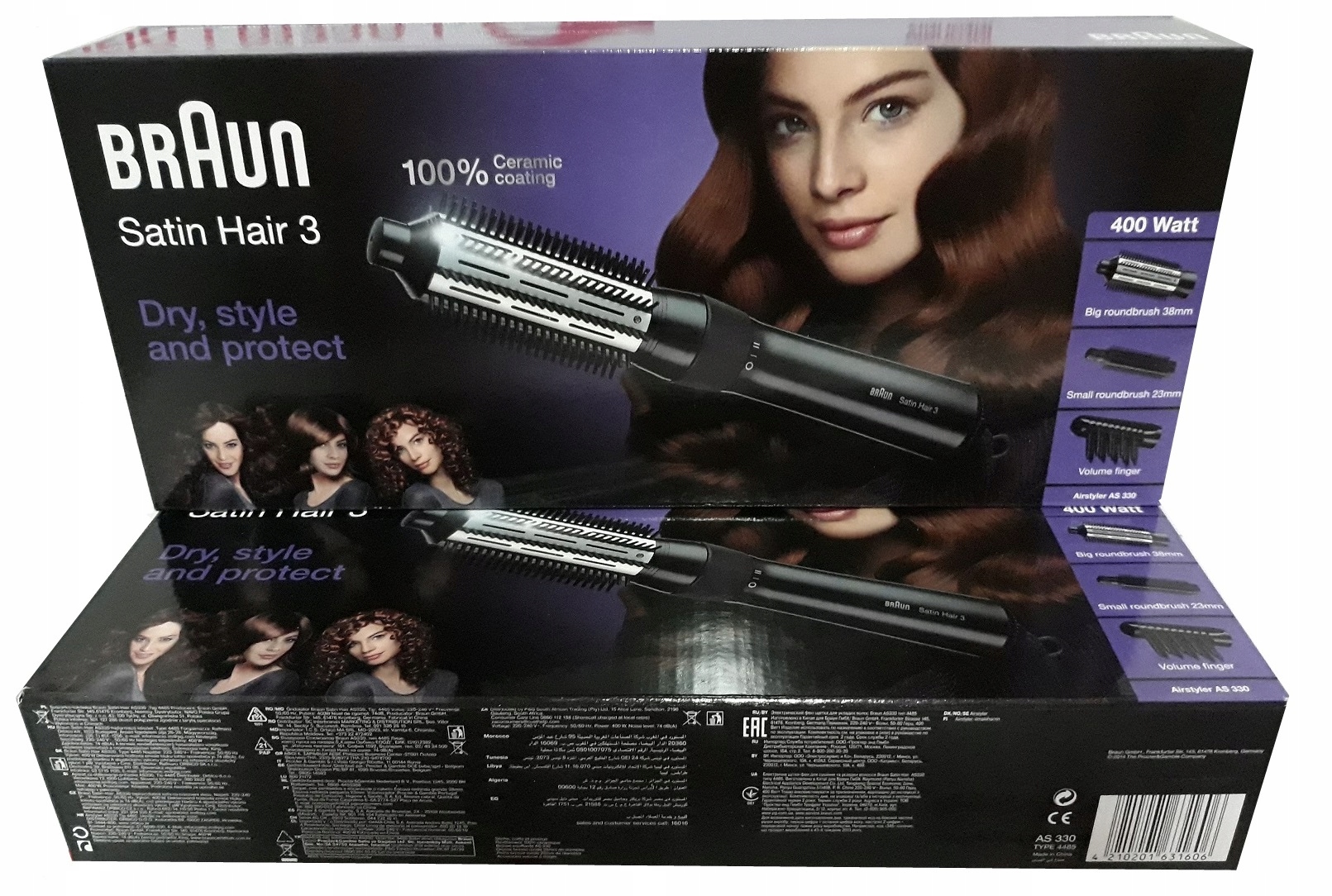 

Lokówko-suszarka Braun Satin Hair 3 AS330 400W 3W1