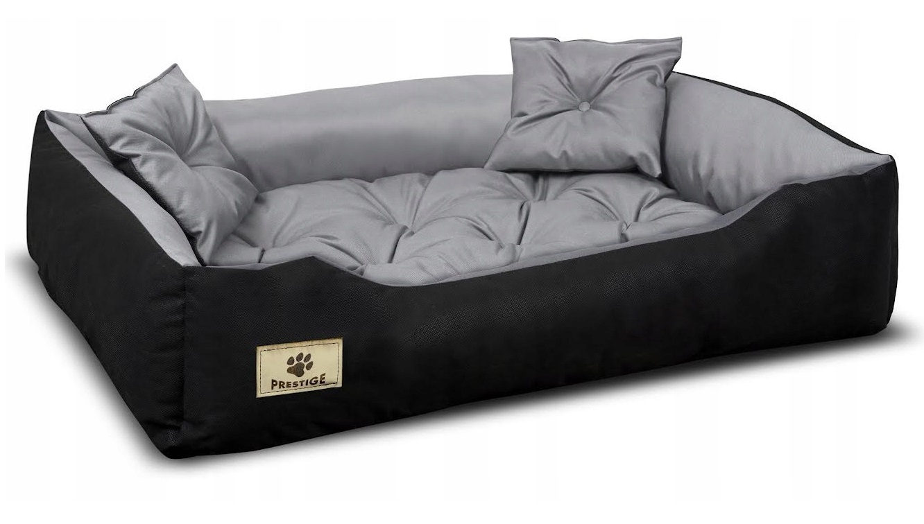 Levně Pelíšek Černá Šedá Vel 115 x 95 cm pro psa Voděodolné.