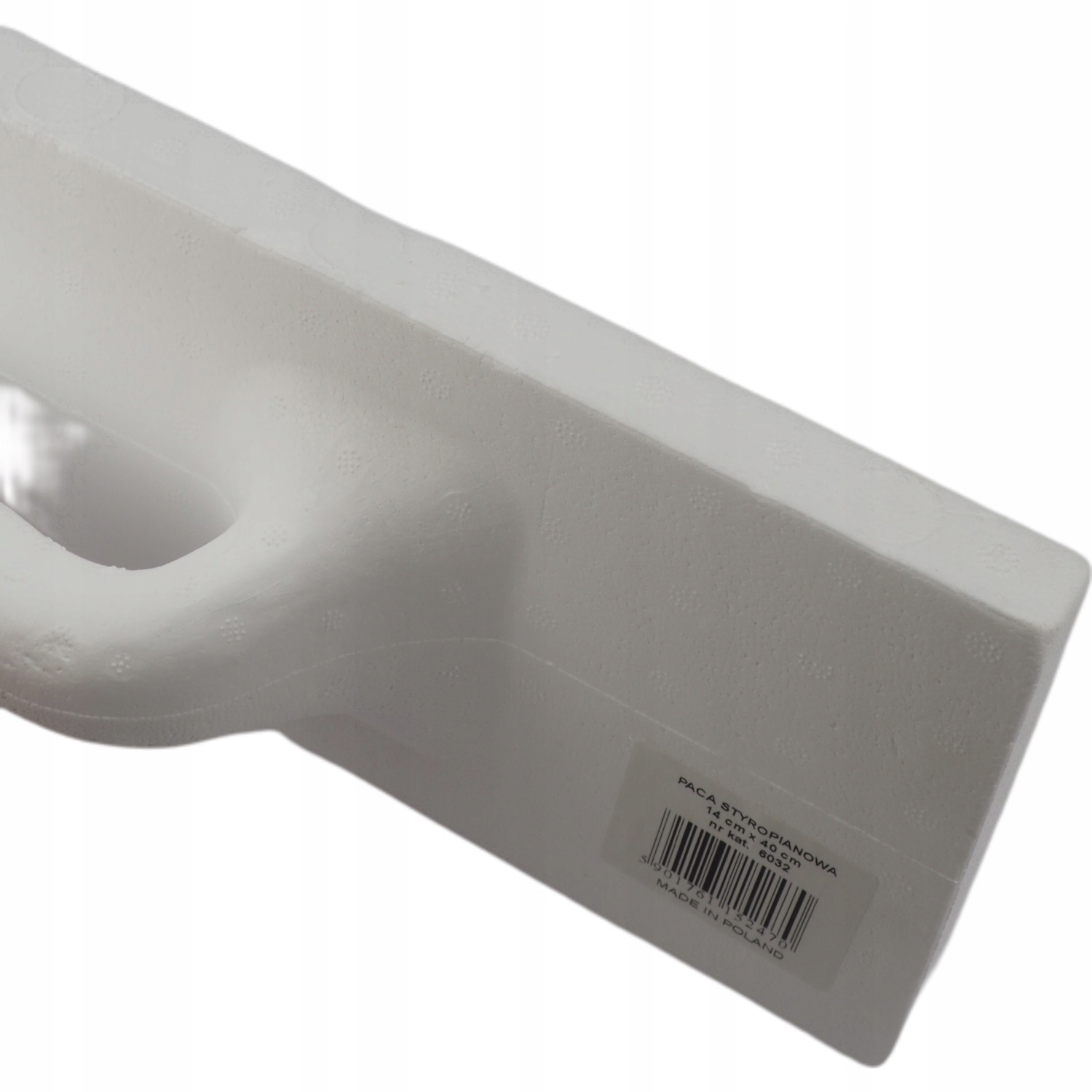 PACA STYROPIANOWA 14 cm x 40 cm Waga produktu z opakowaniem jednostkowym 0.1 kg