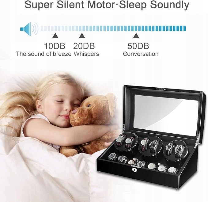 ROTOMAT AUTOMATYCZNY SIREMIG PUDEŁKO NA ZEGARKI NAWIJARKA ROTATOR GABLOTA Marka inny