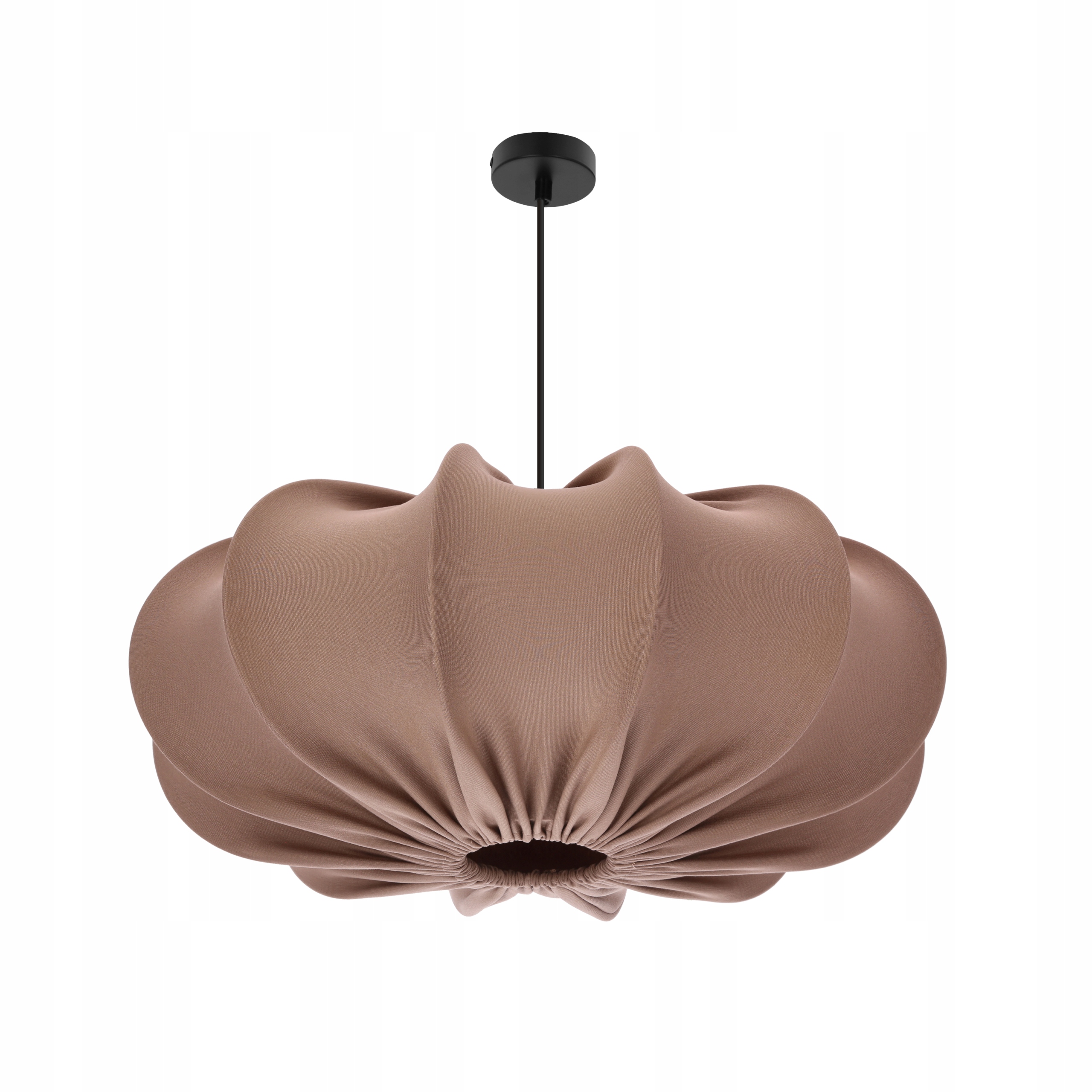 Samostatná závěsná lampa do kavárny Cafee ve stylu Japandi, hnědá, mokka 52 cm