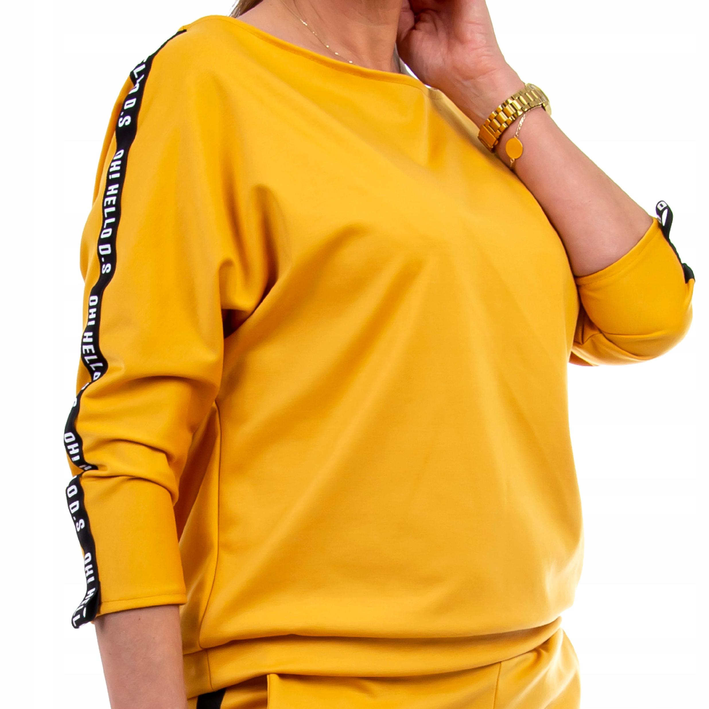 

M147 Bluza Z Lampasem Żółta r 50 (5XL)