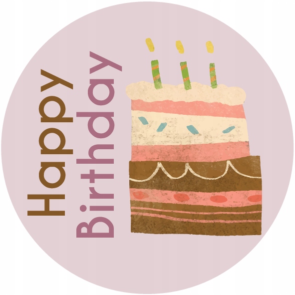 

Naklejki happy birthday ozdobne 10 sztuk Eko