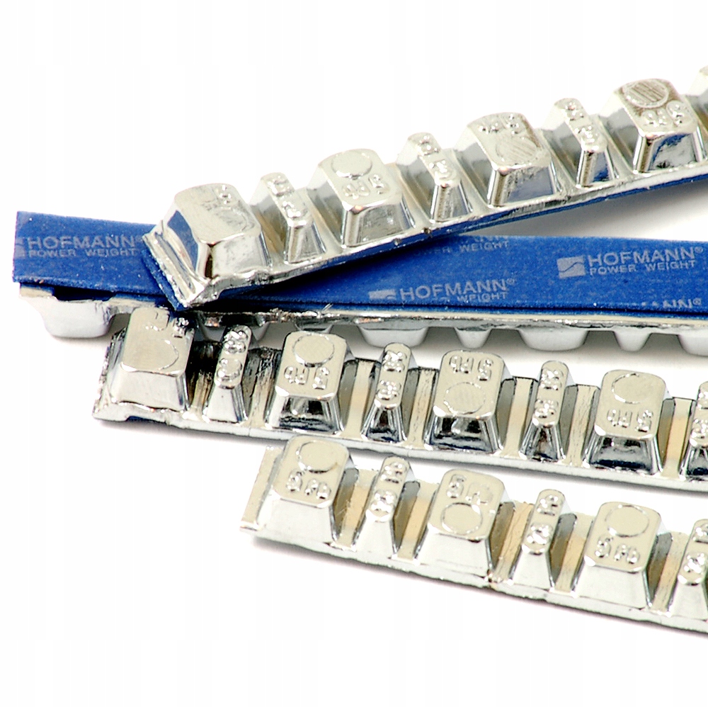 CIĘŻARKI NAKLEJANE DO MOTOCYKLI 5/2,5 chromowane Marka Hofmann