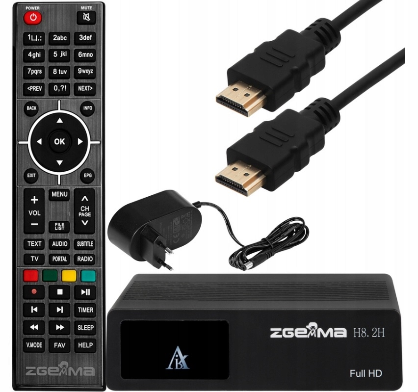 Tuner Zgemma H8.2H Dekodér Sat DVB-T2 Hevc ENIGMA2 E2