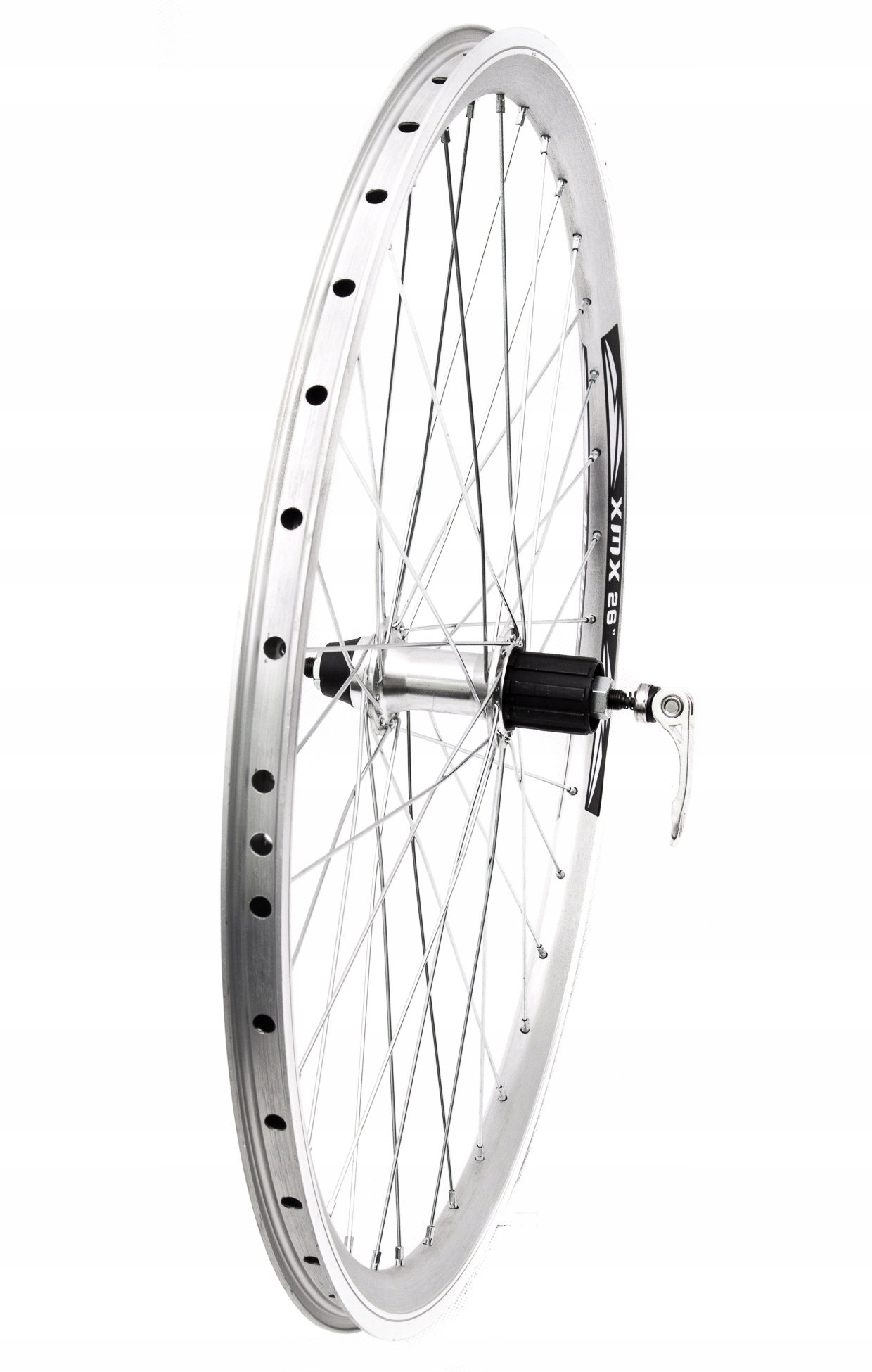 KOŁO ROWEROWE TYLNE KASETA 8/9 RZĘDOWA OBRĘCZ STOŻEK XMX 26" Kod producenta 100271