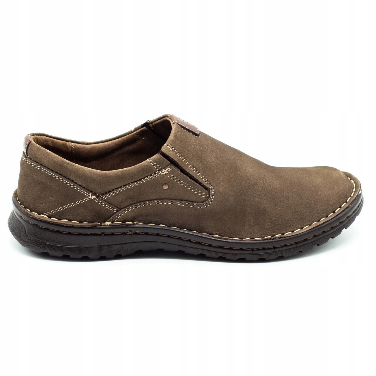 

Buty Męskie Skórzane Slip On Joker 382 Oliwka 45