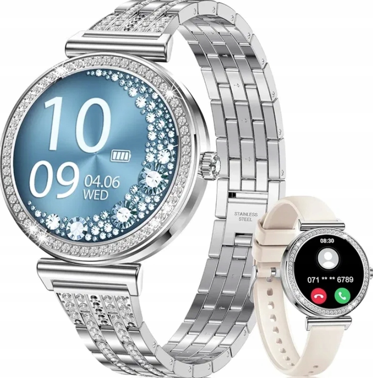 Chytré Hodinky s funkcí telefonu IP68, přídavný pásek