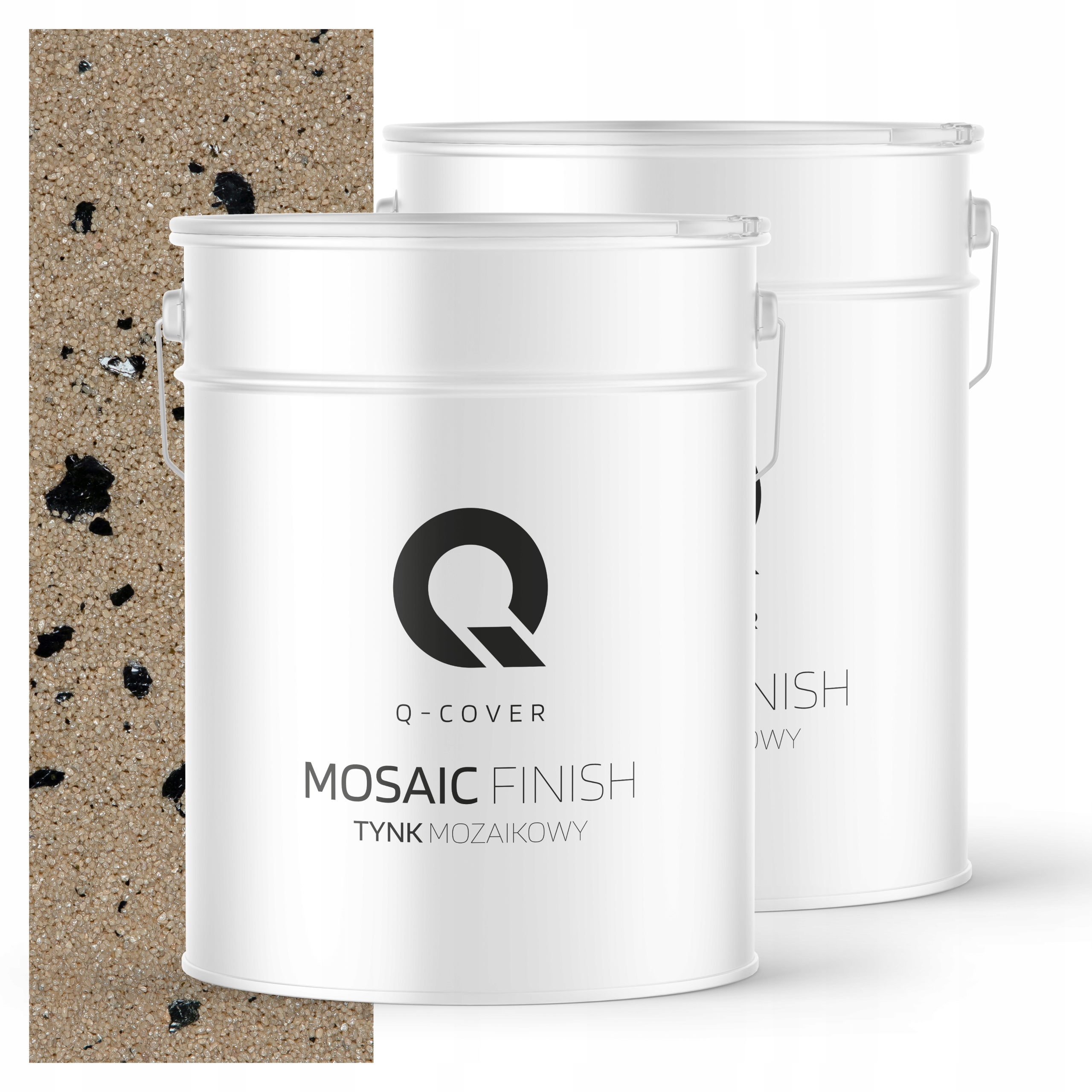 Mozaiková Omítka Mozaika 25 Kg Hnědá Světlá S Černou Slídou M92 Ozdobná Prémiová