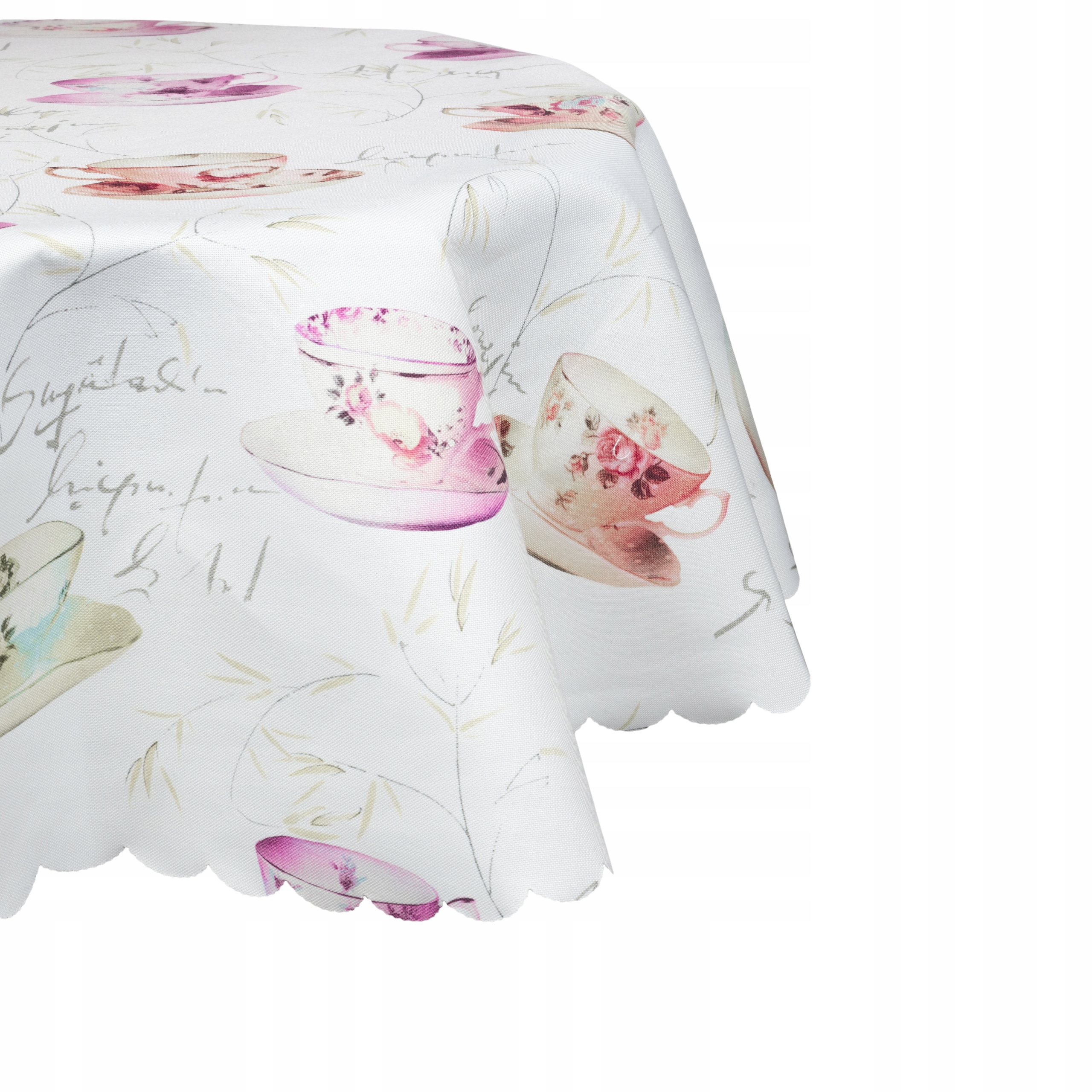 

Obrus Plamoodporny Owalny Filiżanki 130x200 owal