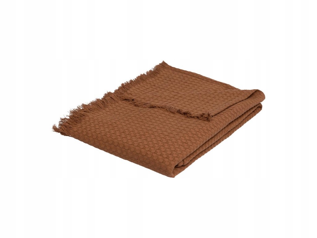 Bavlněný přehoz na postel s třásněmi Widdy, 130 x 180 cm