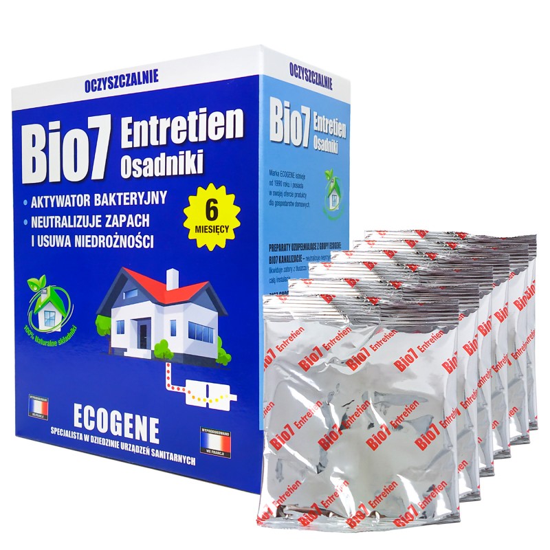 

Bio 7 Entretien Bakterie Osadniki 480G