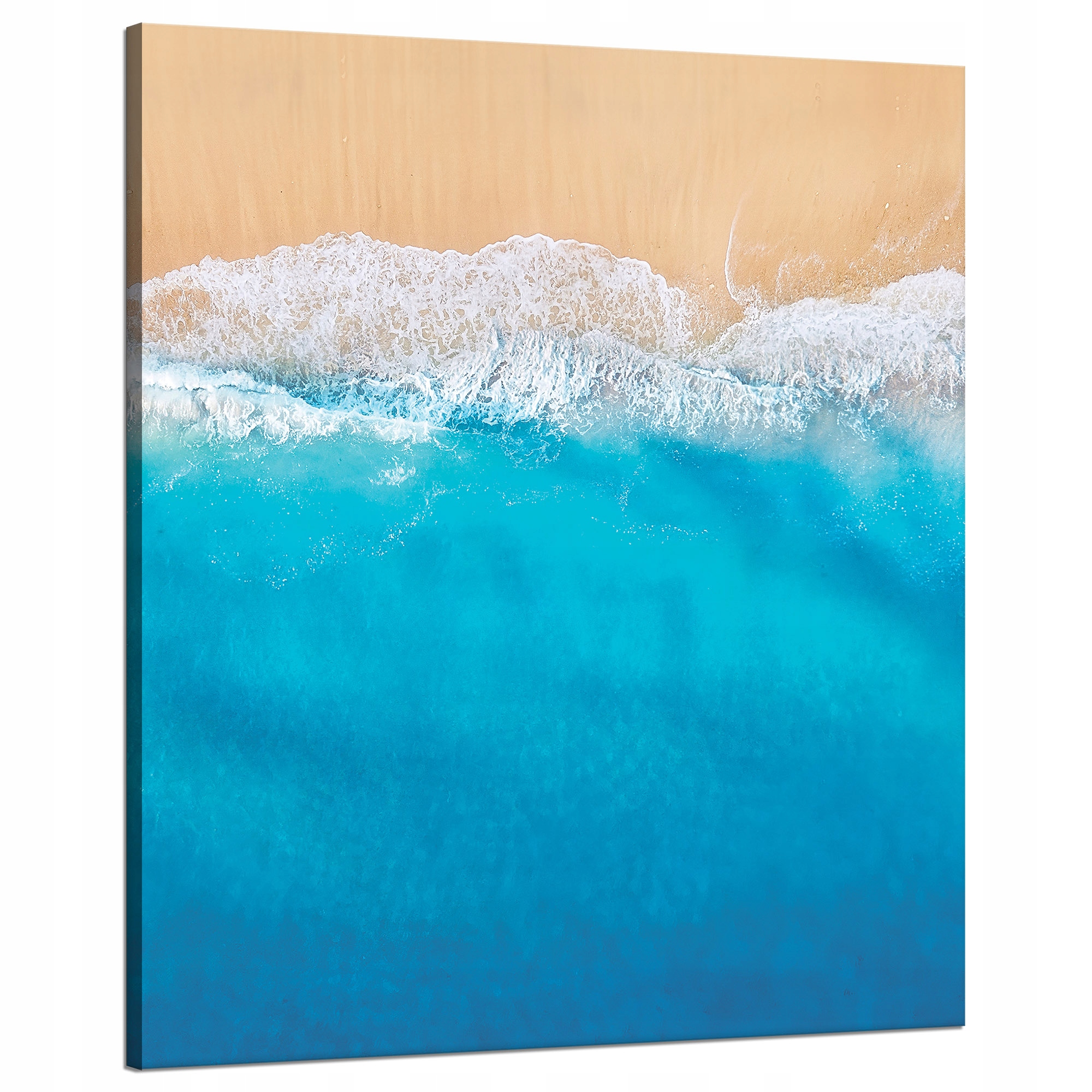Obraz na plátně Slunečná pláž Oceán Voda 80x100 cm Ideální jako dárek