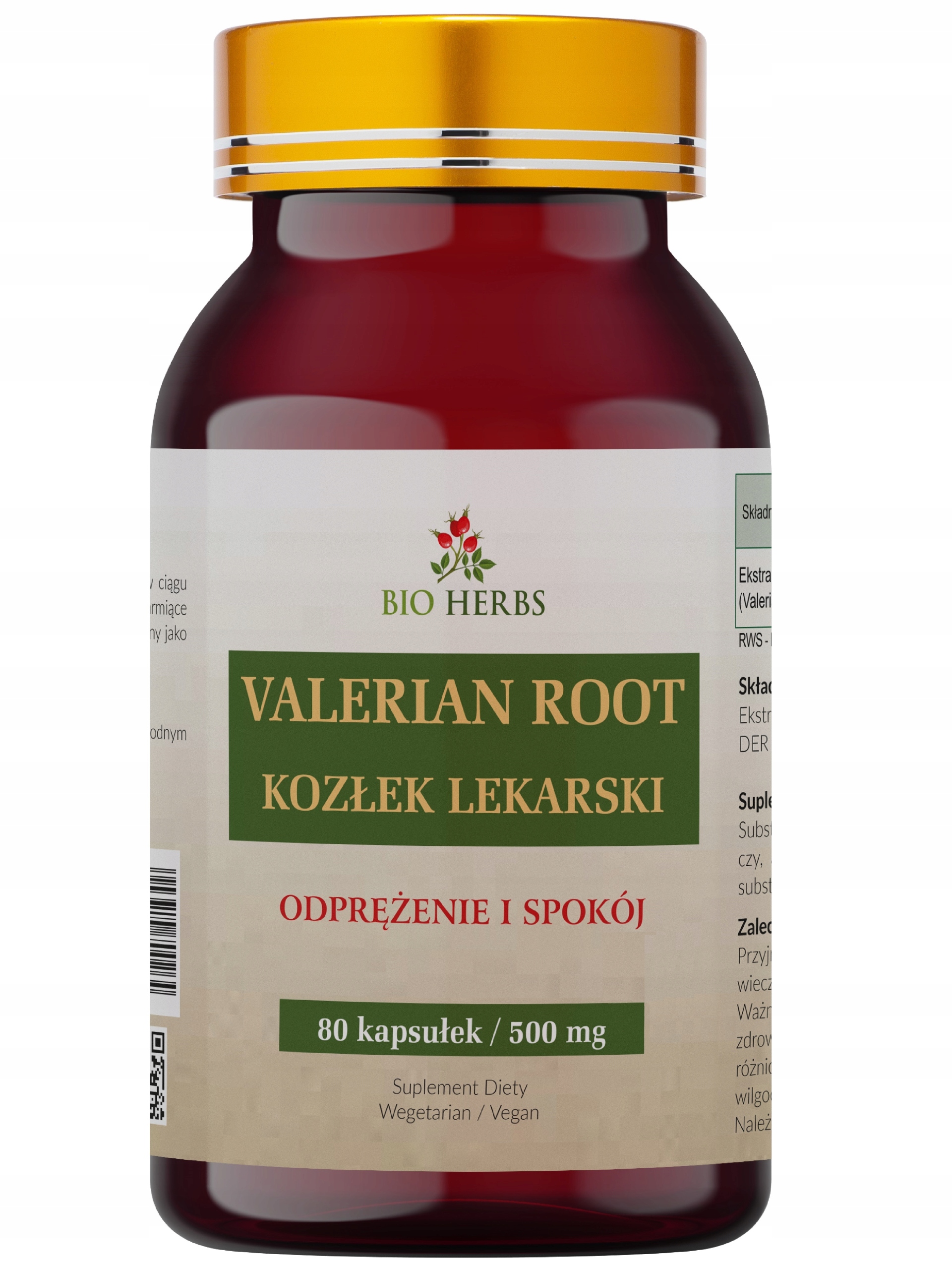 

Kozłek Lekarski Valerian Root Odprężenie I Spokój