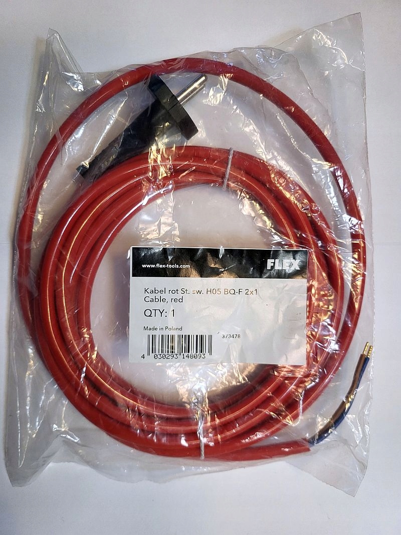 Flex Silikonový kabel pro lešticí stroje 4 m 373.478 Originál