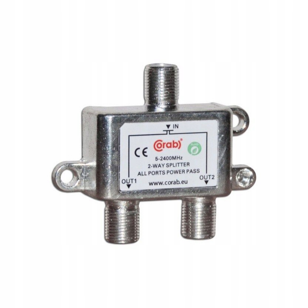 

Rozgałęźnik splitter antenowy Corab 2-WAY