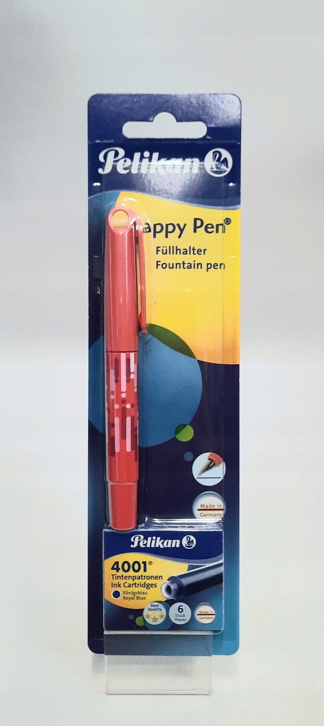 ПЕРЬЕВАЯ РУЧКА PELIKAN HAPPY PEN RED