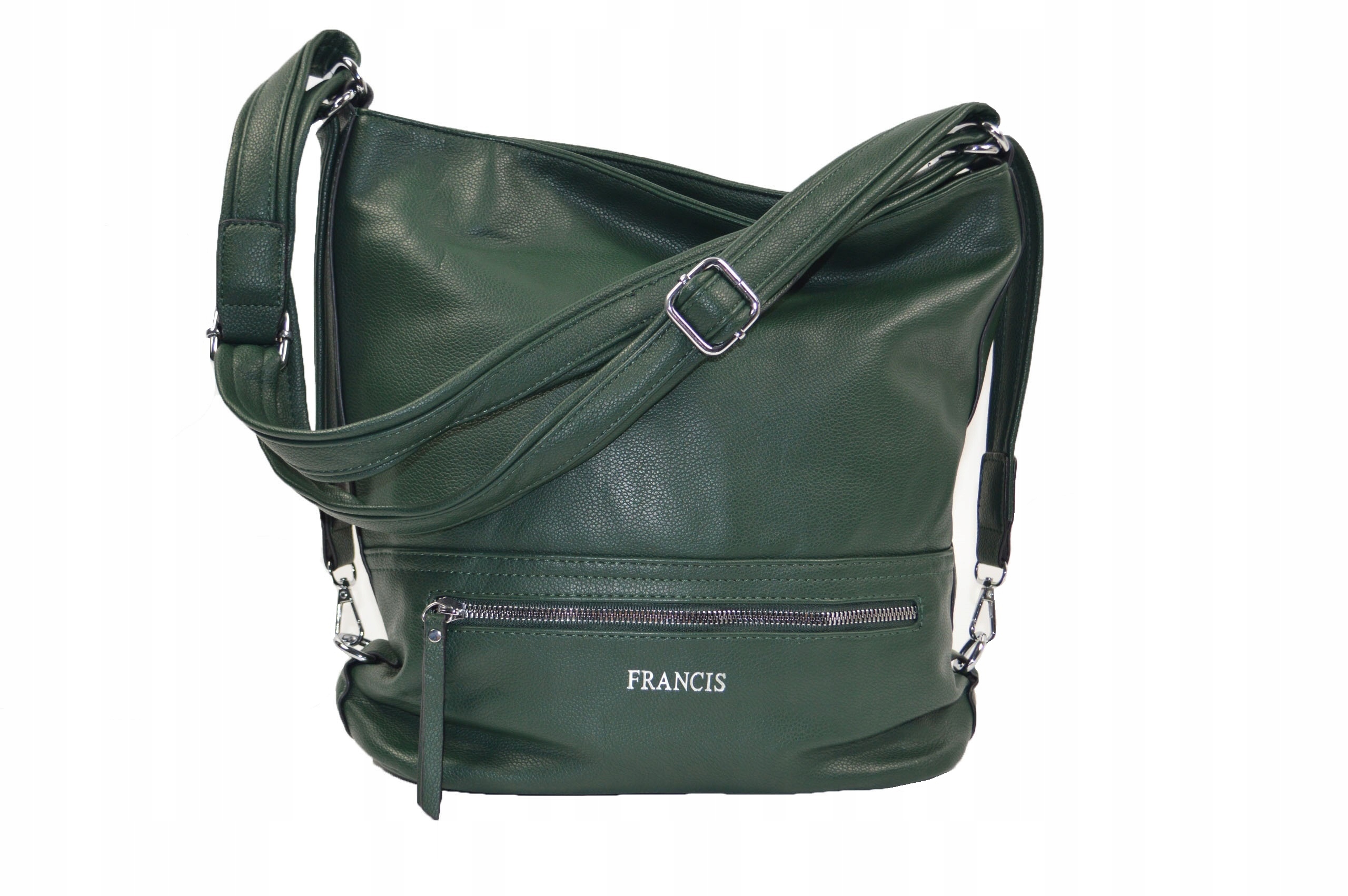 DUŻA POJEMNA TOREBKA DAMSKA LISTONOSZKA WOREK TORBO-PLECAK