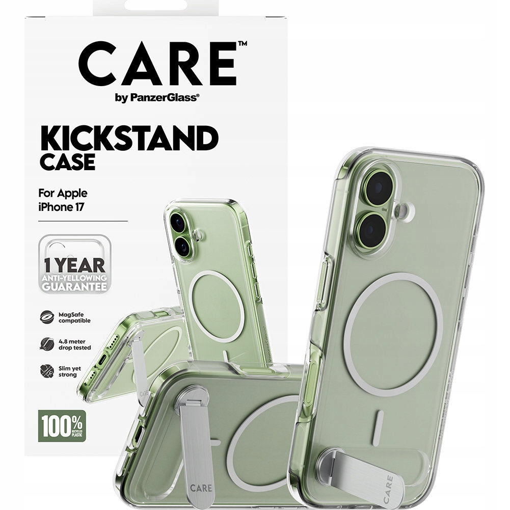 Pouzdro pro iPhone 17 a MagSafe obal, pouzdro, pouzdro s nožkou PanzerGlass