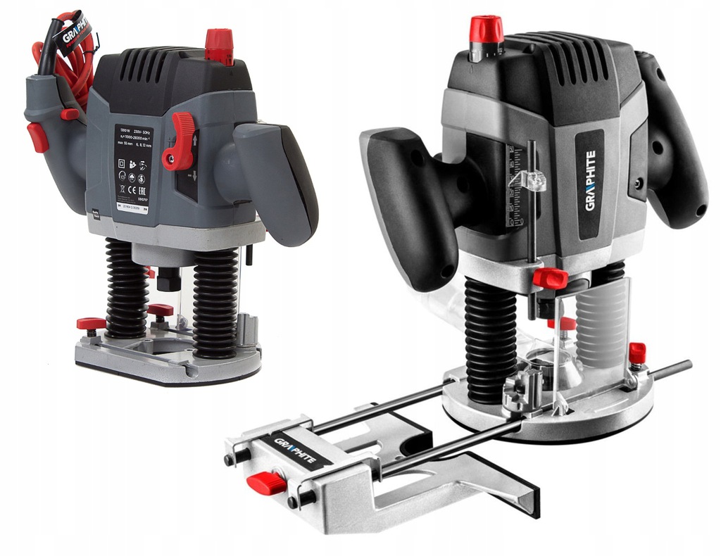 FREZARKA GÓRNOWRZECIONOWA 1300W 6-12mm GRAPHITE