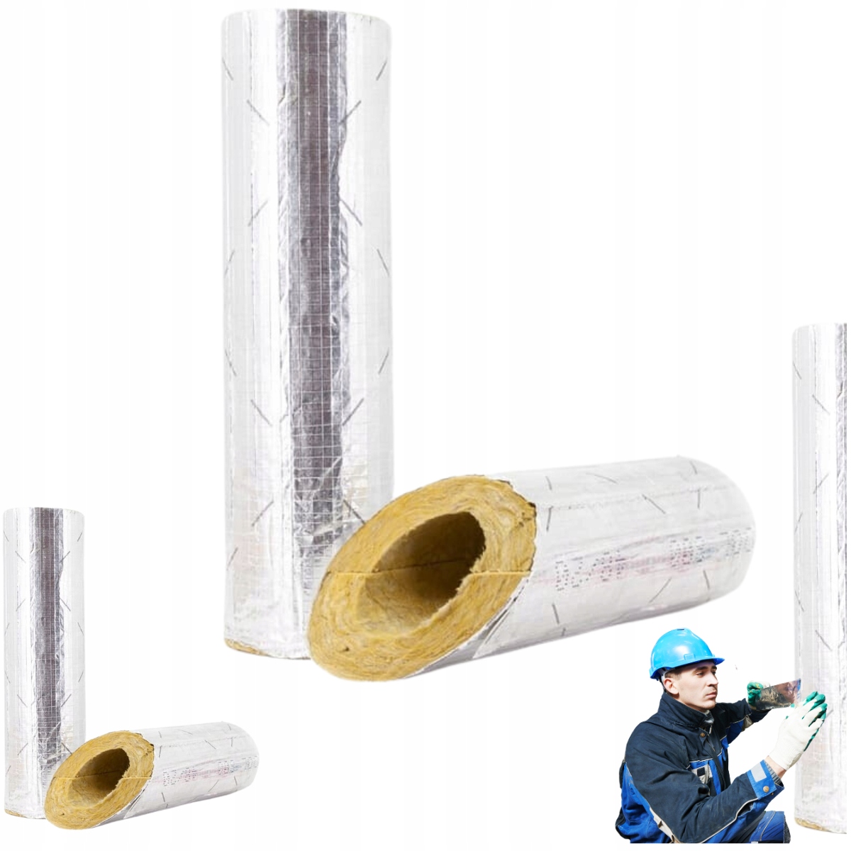 Obal Paroc z minerální vlny Hvac section alucoat T 108 mm, tloušťka 30 mm