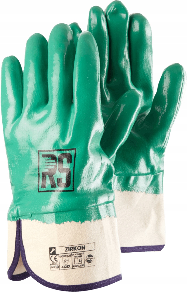 Rukavice pro těžké práce, těžké, odolné, velikost XL, 12p