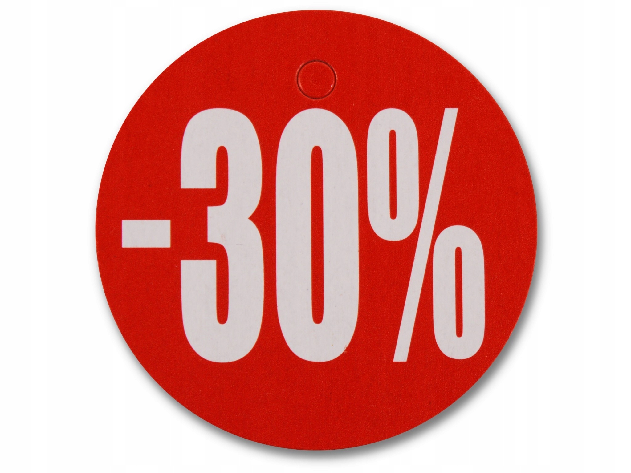 

Etykieta Okrągła Kółko Fi 9CM 30 % Tablica Rekl
