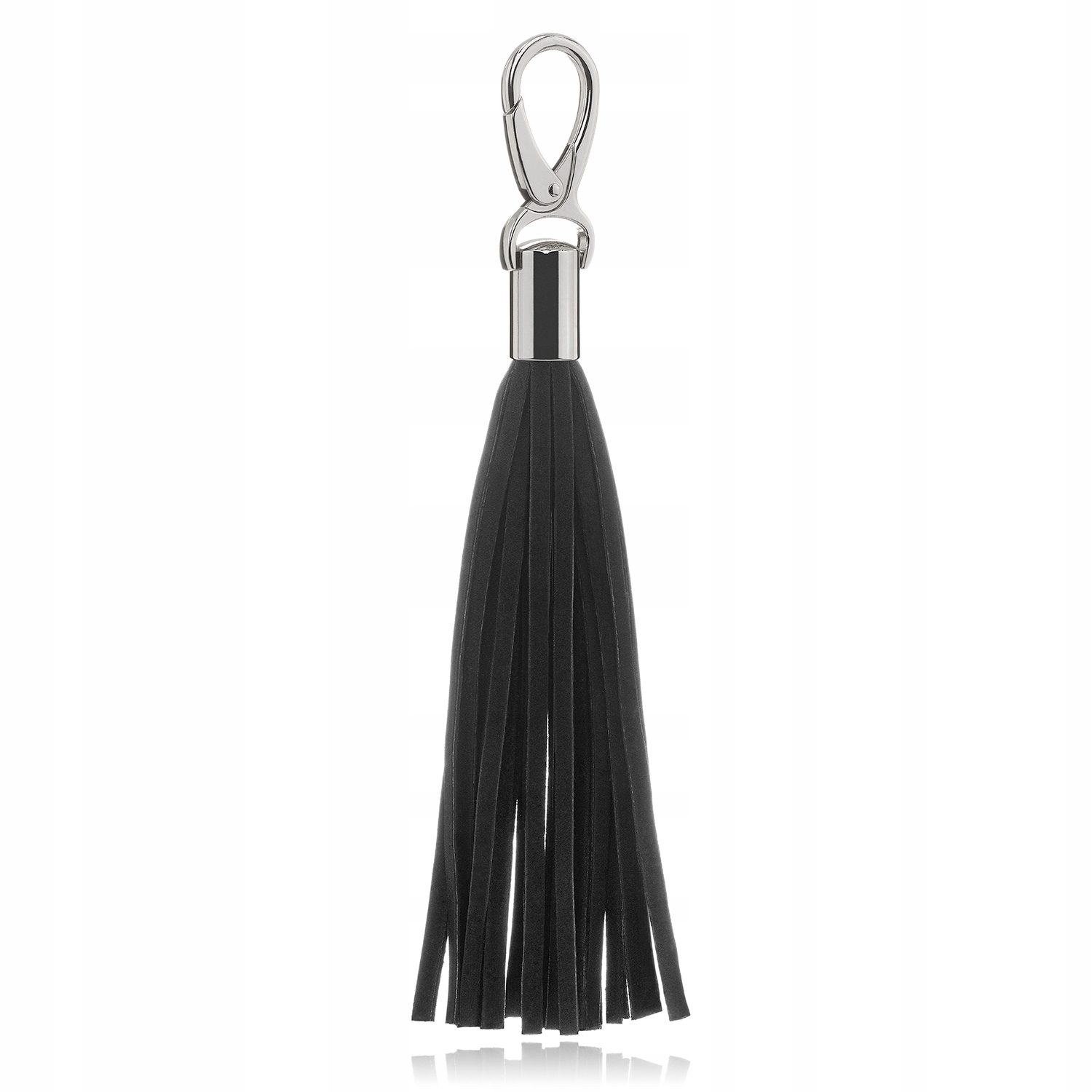

Skórzana Zawieszka do Torebki Chwost Brelok Black