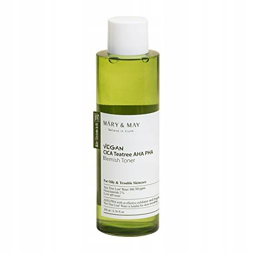 Mary+may Vegan Cica Tea Tree Aha Pha Toner 200 ML