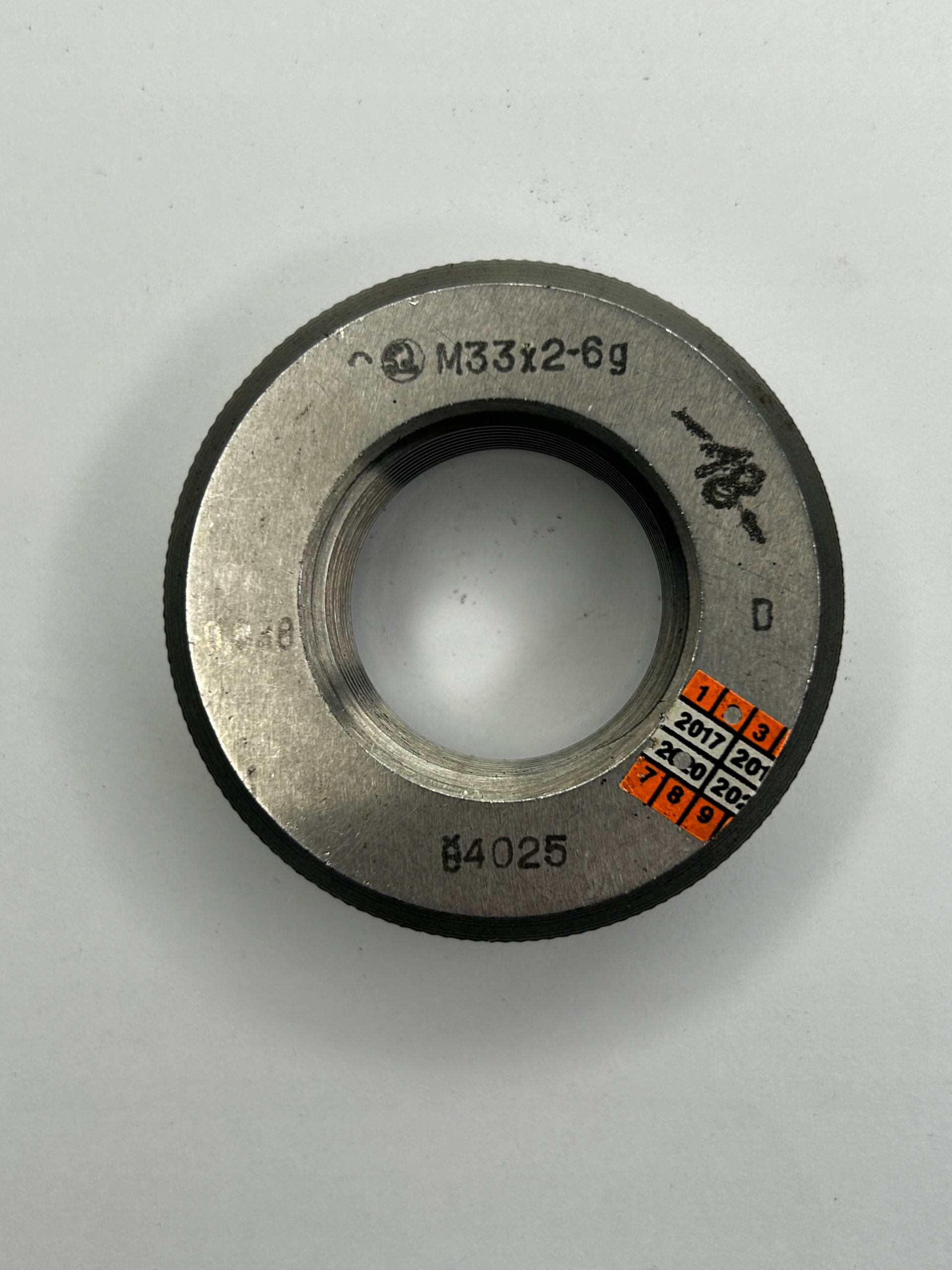 Sprawdzian pierścieniowy MSRh m33x2 6g 33x2