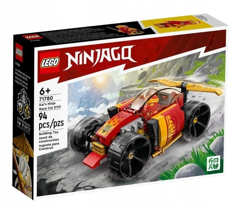 LEGO NINJAGO 71780 SAMOCHÓD WYŚCIGOWY NINJA KAI...