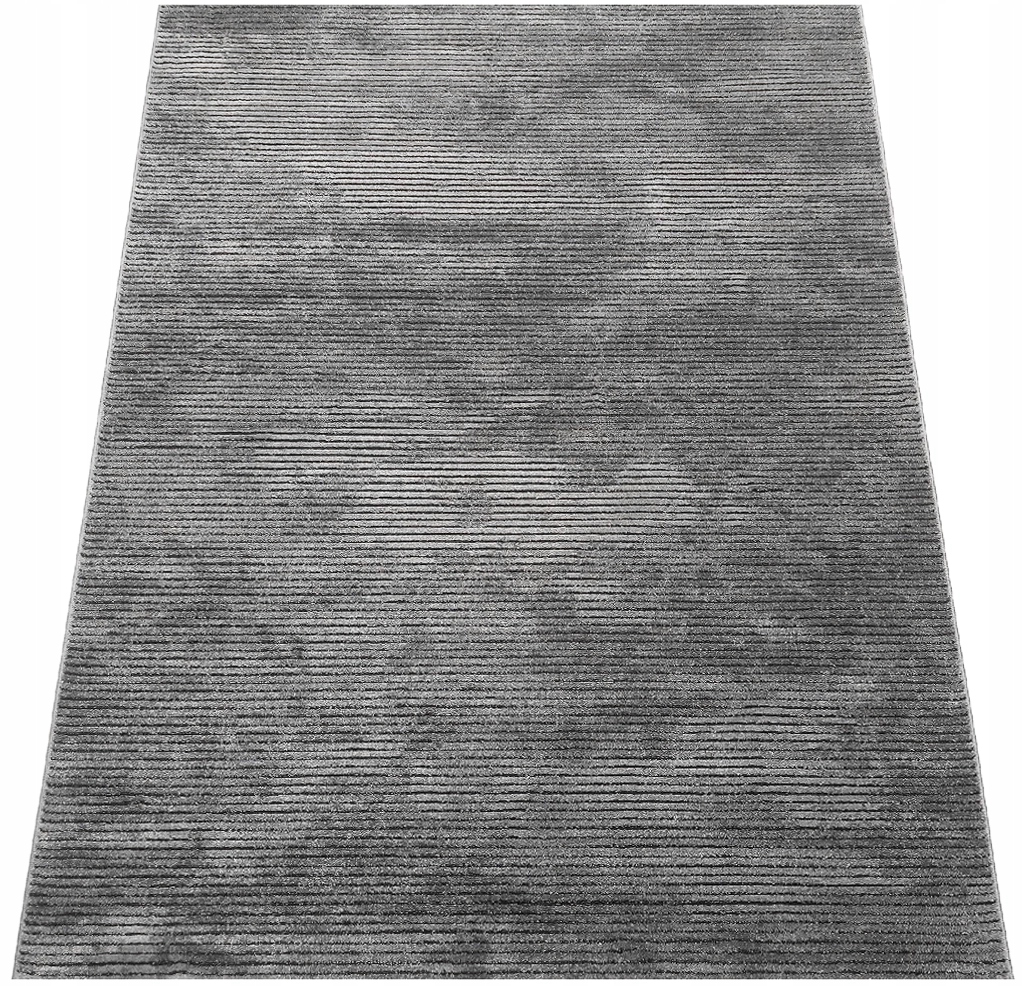 Koberec 120x180 Šedý Moderný Jednotný Do Obývačky Módny Šedý